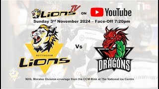 Nottingham Lions v Deeside Dragons LIVE [upl. by Brewster274]