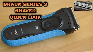 Braun Series 3 Shaver WetDry Quick Look [upl. by Ogdon]