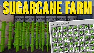 The Easiest Automatic Sugarcane Farm in Minecraft 121 [upl. by Caras]