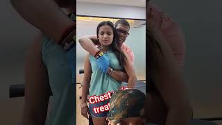 Chest pain ka treatment dasi yoga  shorts सर्वाइकल [upl. by Nommad]