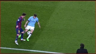 Lionel Messi nutmegs James Milner [upl. by Kinsler268]