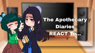 The Apothecary Diaries REACT To Impossible fan child AU  MaomoaxJinshi  11 Star Lopes💕 [upl. by Rosemonde607]