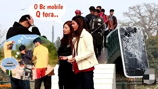 Breaking Mobile a stranger 😱😱Best Reactions Best momentsPrank in Pakistan [upl. by Ettenal722]