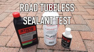 Road Tubeless Tyre Sealant Test amp Review  No Tubes Race vs Hutchinson vs Caffelatex [upl. by Adnwahs277]