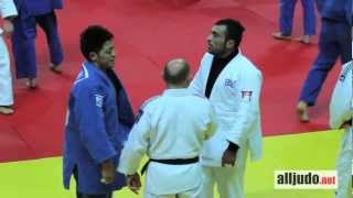 Teddy Riner fouetté par Ilias Iliadis [upl. by Anaujait]