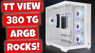 Thermaltake View 380 TG ARGB Dual sided Fishtank Style ATX Case [upl. by Elletse]