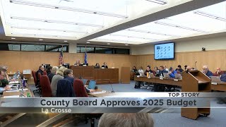 The county board passed the more than 205 million dollar spending plan [upl. by Edlitam]