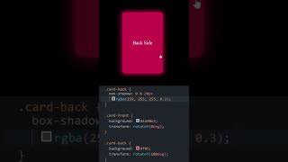 Card Flip Effect using HTML and CSS shorts css3 html5 codingbasics learntocode2024 [upl. by Caraviello]