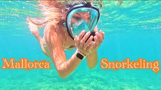 Mallorca Snorkeling at Playa Sa Mariana Alcudia 4K [upl. by Oigres]