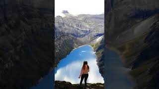 Great view of Lake Limmernsee in Glarus Switzerland [upl. by Nodnerb]