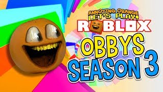 Roblox Obbys  Season 3 Annoying Orange Gaming [upl. by Rosdniw665]