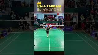 AKSI RAJA TARKAM AGRIPPINA badminton menraket [upl. by Gnouhp928]