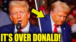 Visibly SHAKEN Trump ADMITS DEFEAT As Speech IMPLODES [upl. by Asirralc]