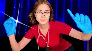 ASMR Nurse Exam In BED 🩺 Medical Check Up Cranial Nerve Full Body Exam [upl. by Aeiram186]