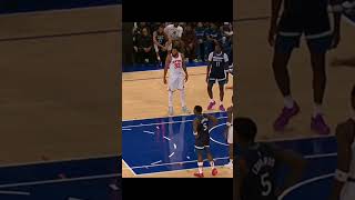 Anthony Edwards Screams in Jalen Brunsons Face and Trolls Mikal Bridges Shooting Form [upl. by Novyaj]