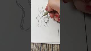 Ako kresliť lepšie špičky baleríny 🩰 artmie drawing drawingtutorial drawingtutorials howtodraw [upl. by Vivian]