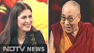 I am a son of India have survived on dal rotis Dalai Lama to NDTV [upl. by Ariait]