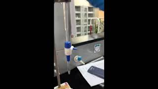 تجربة كيمياء  Titration of Sodium Hydroxide by Hydrochloric acid [upl. by Nerin962]