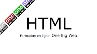 Bienvenue sur la formation One Big Web [upl. by Virge]