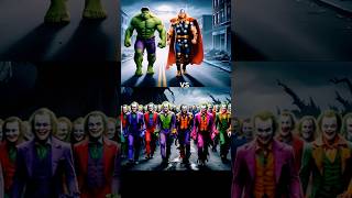 Hulk and Thor vs ghost and jokers vs ironman [upl. by Akiras]