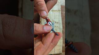 How to install the screw shorts screw wood idea craft howto jugaad diy creative [upl. by Phillie]