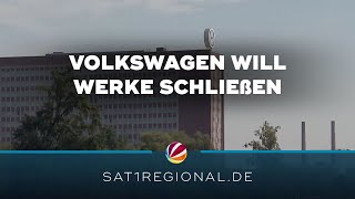 VWKrise Mindestens drei Werksschließungen [upl. by Peggi]