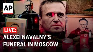 Alexei Navalny’s funeral Russian opposition leader’s full farewell ceremony in Moscow [upl. by Gannon646]