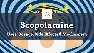 scopolamine  Uses Dosage Side Effects amp Mechanism  Transdermscop [upl. by Terrence39]