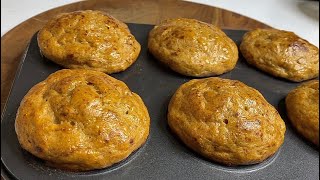 Easy Super Moist Banana Muffins [upl. by Asum]