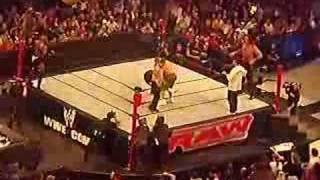 Shane McMahon amp Umaga amp The Great Khali vs Cena amp Lashley [upl. by Ahsytal]