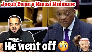 AMERICAN REACTS to Jacob Zuma vs Mmusi Maimane  SOUTH AFRICAN PARLIAMENT 🇿🇦 [upl. by Onitram]