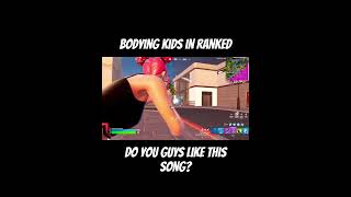 Bodying kids in ranked fortnite viral fortniteclips gaming [upl. by Haonam]