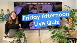 Friday Fun Quiz with Mentimeter [upl. by Maurits]