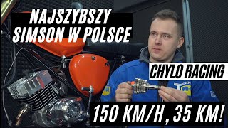 NAJSZYBSZY SIMSON W POLSCE z silnikiem za 20 tysięcy Inni mogą najwyżej zazdrościć CHYLO RACING [upl. by Hendren]