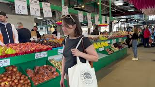 4K Montréal May 2024 Montréal JEANTALON MARKET Walking Tour4K 60FPSfruitmarket montrealfood [upl. by Hooke]