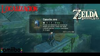 Localizacion capucha zora en Zelda Breath of the Wild [upl. by Eirehs912]