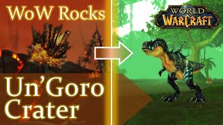 The Explosive Geology of UnGoro Crater  WoW Rocks  World of Warcraft [upl. by Eylatan]