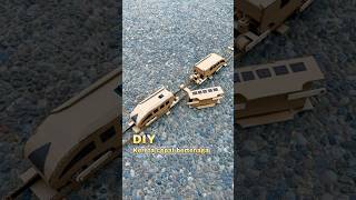 diy kreatif kereta cepat bertenaga dari kardus bekas diy creative toys tutorial motor unik [upl. by Damle562]