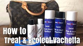 How to Clean Louis Vuitton Vachetta Leather  Apple Garde Experiment  CarloampSeb [upl. by Shiri]