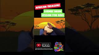 How To Play The Djembe Drum for Kids amp Beginners with Mister Boom Boom  African Treasure Song [upl. by Nuahsyar83]