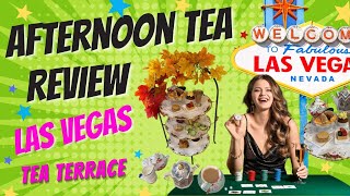 Afternoon Tea REVIEW The Tea Terrace in Las Vegas NV USA [upl. by Israeli]