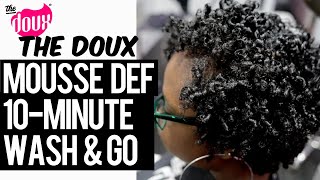 The Doux MOUSSE DEF One Product Wash and Go in 10 minutes [upl. by Alaj]