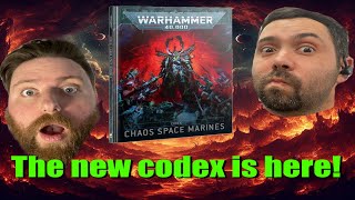 Warhammer 40k Chaos Space Marines Codex Review [upl. by Leirza]