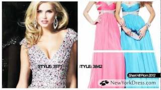 Sherri Hill Prom Dresses 2012  NewYorkDresscom [upl. by Elleirol]