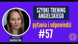 Szybki Trening Angielskiego  Pytania I Odpowiedzi  meeting 57 [upl. by Solley647]