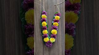 Easy Garland for Ganesh Chaturthi festival flowers traditional ganeshchaturthi ganesha [upl. by Hephzipa]