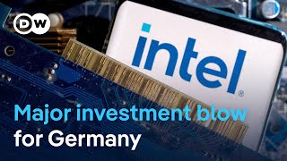 Intel puts German plant plans on hold I DW News [upl. by Illoh]