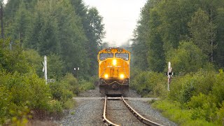 Ontario Northland 211 at Larder Lake station road [upl. by Nojram]