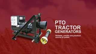 Powerlite  Farming Power Solutions  PTO Generator amp Kubota Generators [upl. by Oenire]