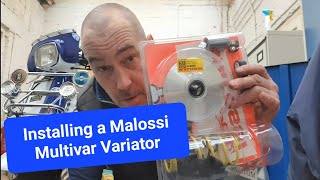 Installing a Malossi Multivar Variator on a Royal Alloy GT125 [upl. by Innek]